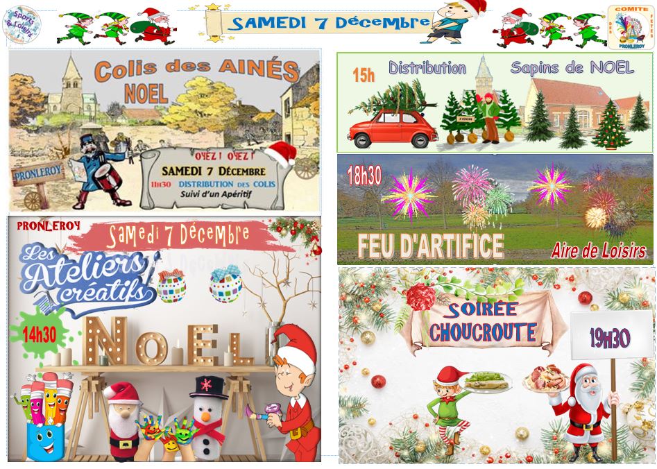 NOEL FESTVITE.... Journée du 7 Décembre